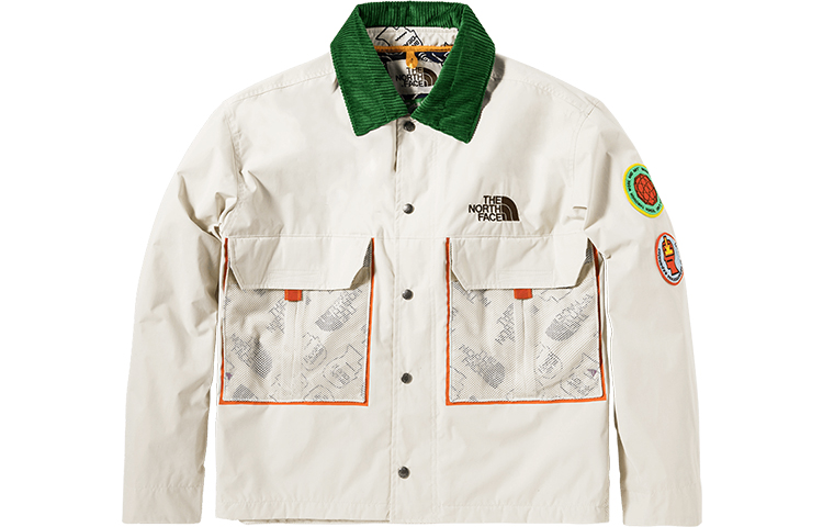The North Face x Brain Dead Oversized Chore Coat White Jacket 529U-11P