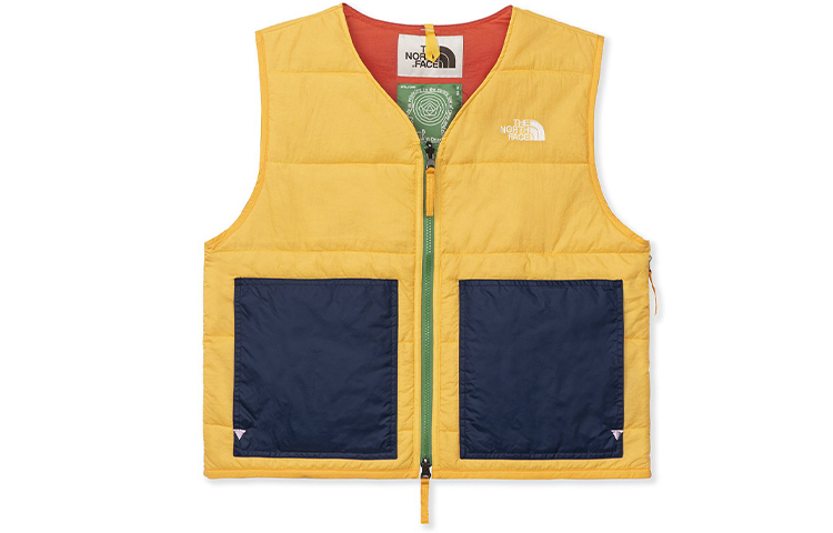 TNF Brain Dead Yellow Down Vest Unisex 52BT-70M