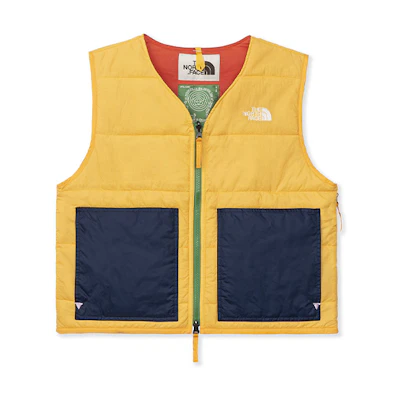 TNF Brain Dead Yellow Down Vest Unisex 52BT-70M