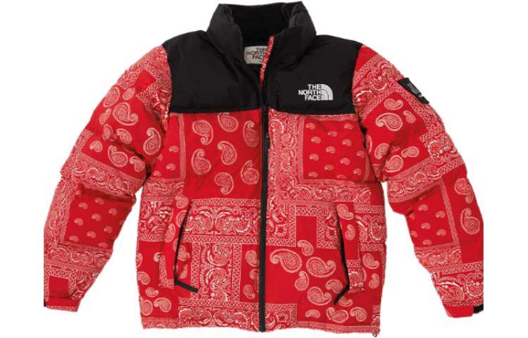 TNF Casestudy Retro Paisley Track Jacket Red NJ1DM64K