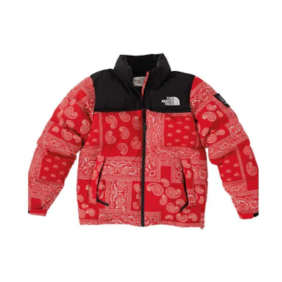 TNF Casestudy Retro Paisley Track Jacket Red NJ1DM64K