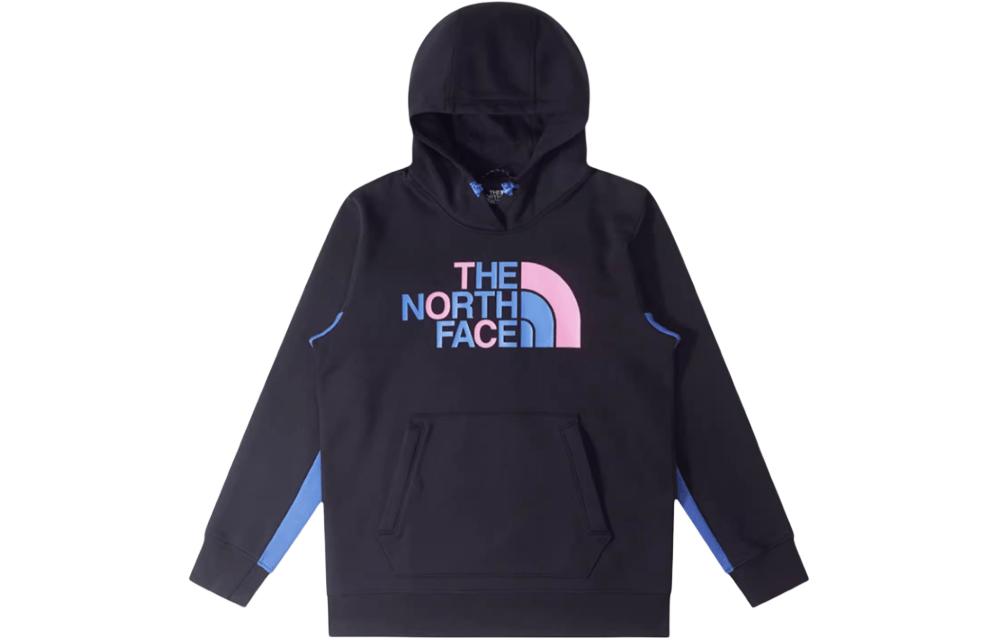 TNF CLOT SS24 Logo Hoodie Black Unisex Retro Knit拼接 NF0A8A5P-JK3 圖 2
