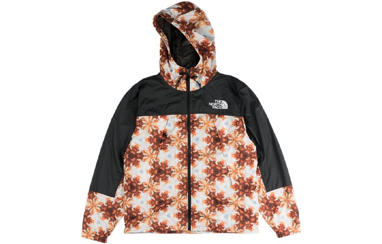 TNF DOE Caffeinated Kaleidoscope Windproof Hiking Jacket Black Men. NF0A5JYI-HMT