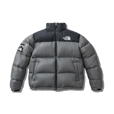 TNF INVINCIBLE 1996 Retro Nuptse Embroidered Jacket Gray Men NF0A5B1R-0UZ