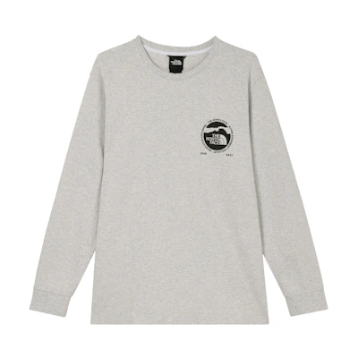 TNF INVINCIBLE Half Dome Graphic Crewneck Sweatshirt Grey Mens NF0A5JVV-E2L