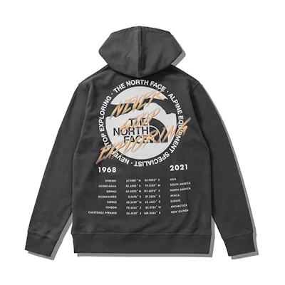 TNF INVINCIBLE Half Dome Graphic Hoodie Men’s Dark Gray NF0A5B1T-0C5