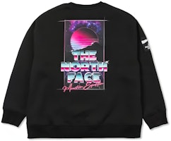THE NORTH FACE x INVINCIBLE Metaverse Neon Print Crewneck Sweatshirt Black Men. NF0A7QVT-JK3 THE NORTH FACE x INVINCIBLE Metaverse Neon Print Crewneck Sweatshirt Black Men. NF0A7QVT-JK3