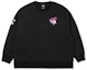 Lookbook THE NORTH FACE x INVINCIBLE Metaverse Neon Print Crewneck Sweatshirt Hitam Pria. NF0A7QVT-JK3