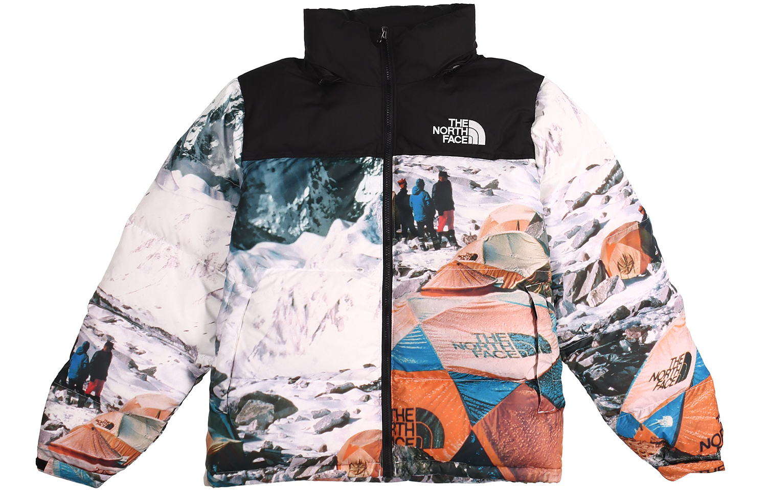 TNF INVINCIBLE Nuptse Printed Jacket - Winter Down Multicolor NF0A4NDO-S58