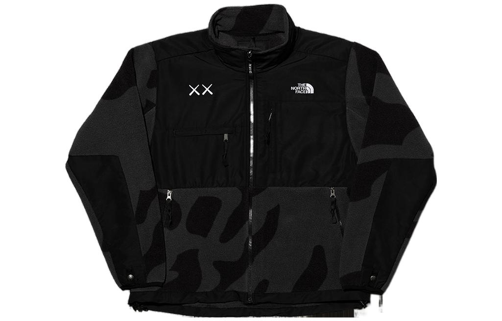 The North Face x KAWS 1995 Denali Fleece Jacket Black Unisex FW22. NF0A7WMB-7H0