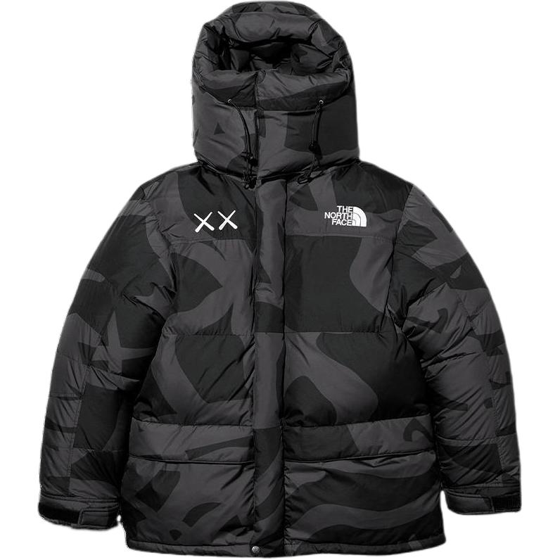 The North Face x KAWS Himalayan Parka FW22 Black Goose Down Jacket Unisex. NF0A7WLT-7H4