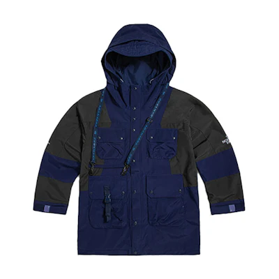 TNF Kazuki Kuraishi Blue Multi-Pocket Hooded Windbreaker Jacket NF0A5B3B-L4U
