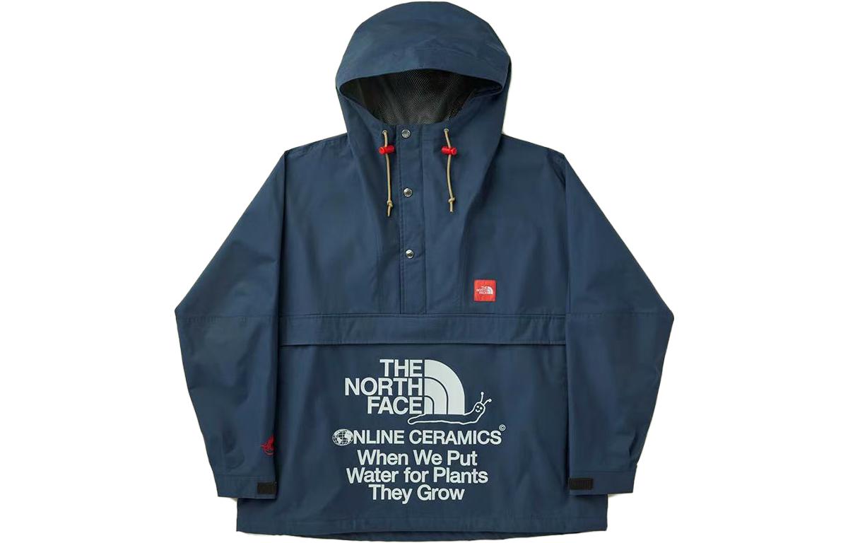 The North Face x Online Ceramics SS23 Blue Colorblock Softshell Anorak Jacket NF0A84RO-HDC