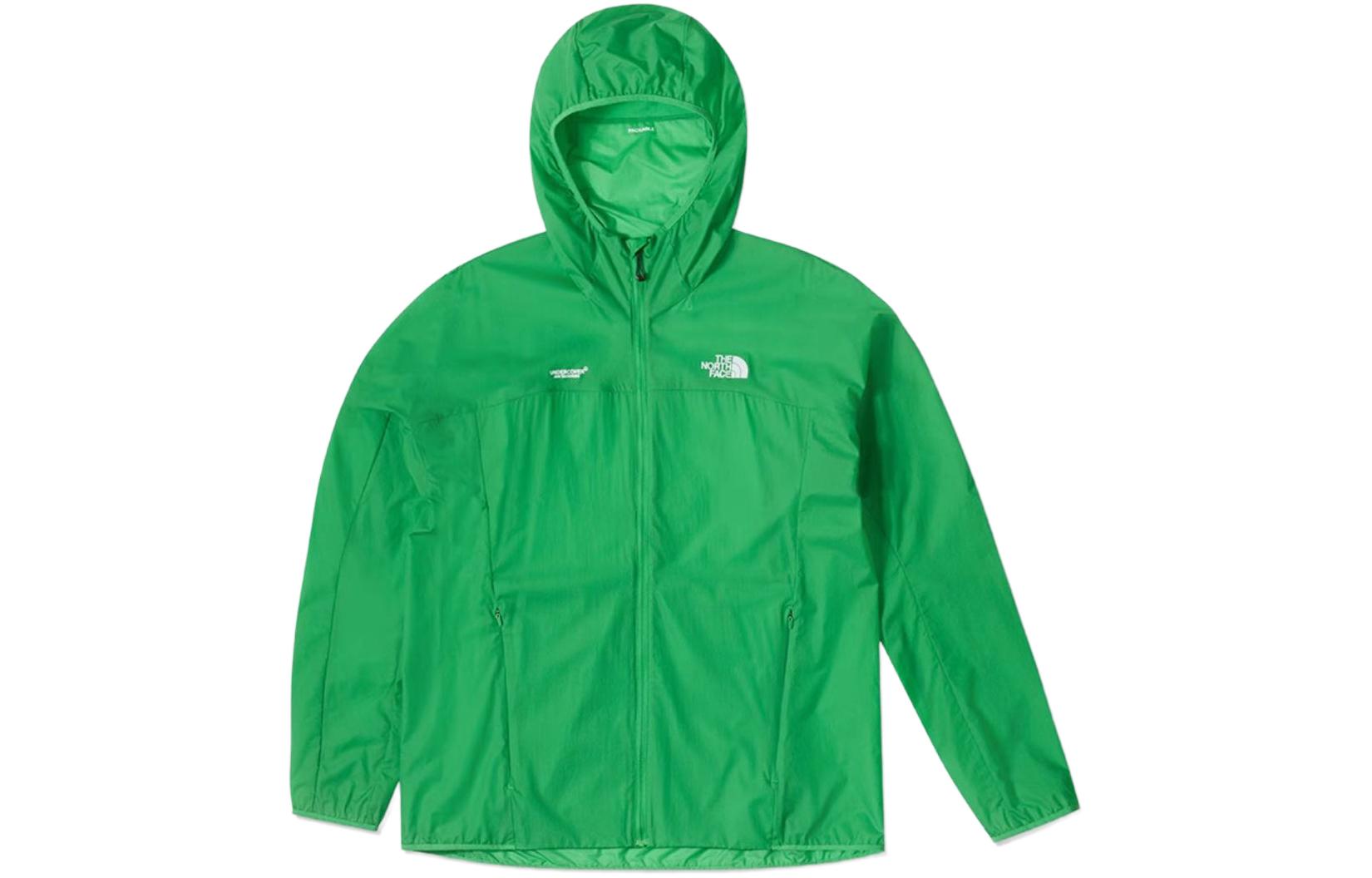 TNF Soukuu SS24 Green Outdoor Logo Stretch Hoodie Jacket Unisex NF0A87UG-384