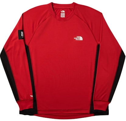 The North Face x Soukuu 紅色長袖排汗T恤 男女款. NF0A87UK-VOL Order The North Face x Soukuu 紅色長袖排汗T恤 男女款. NF0A87UK-VOL