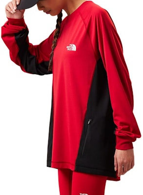 The North Face x Soukuu 紅色長袖排汗T恤 男女款. NF0A87UK-VOL Details for The North Face x Soukuu 紅色長袖排汗T恤 男女款. NF0A87UK-VOL