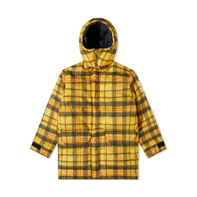 TNF Yellow Checkered Warm Down Jacket NF0A4R4P-T3R