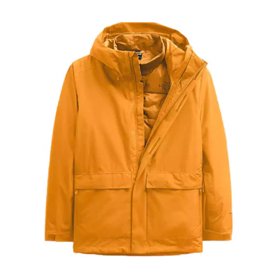 TNF Yellow Clement Triclimate® Waterproof Windproof Jacket NF0A4QX7-VRB