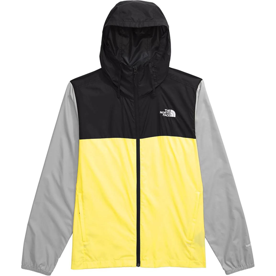 TNF Yellow Colorblock Logo Zip-Up Hoodie Jacket NF0A82R9-VO0