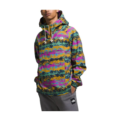 TNF Yellow Fitted Hoodie with Long Sleeves NF0A5338-IN3
