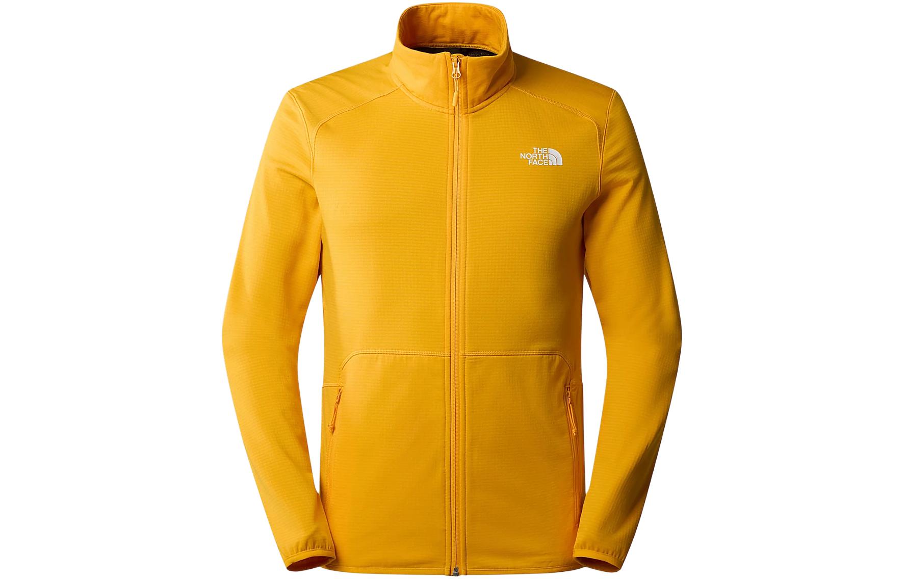 TNF Yellow Fleece Zip-Up Jacket NF0A3YG1-56P