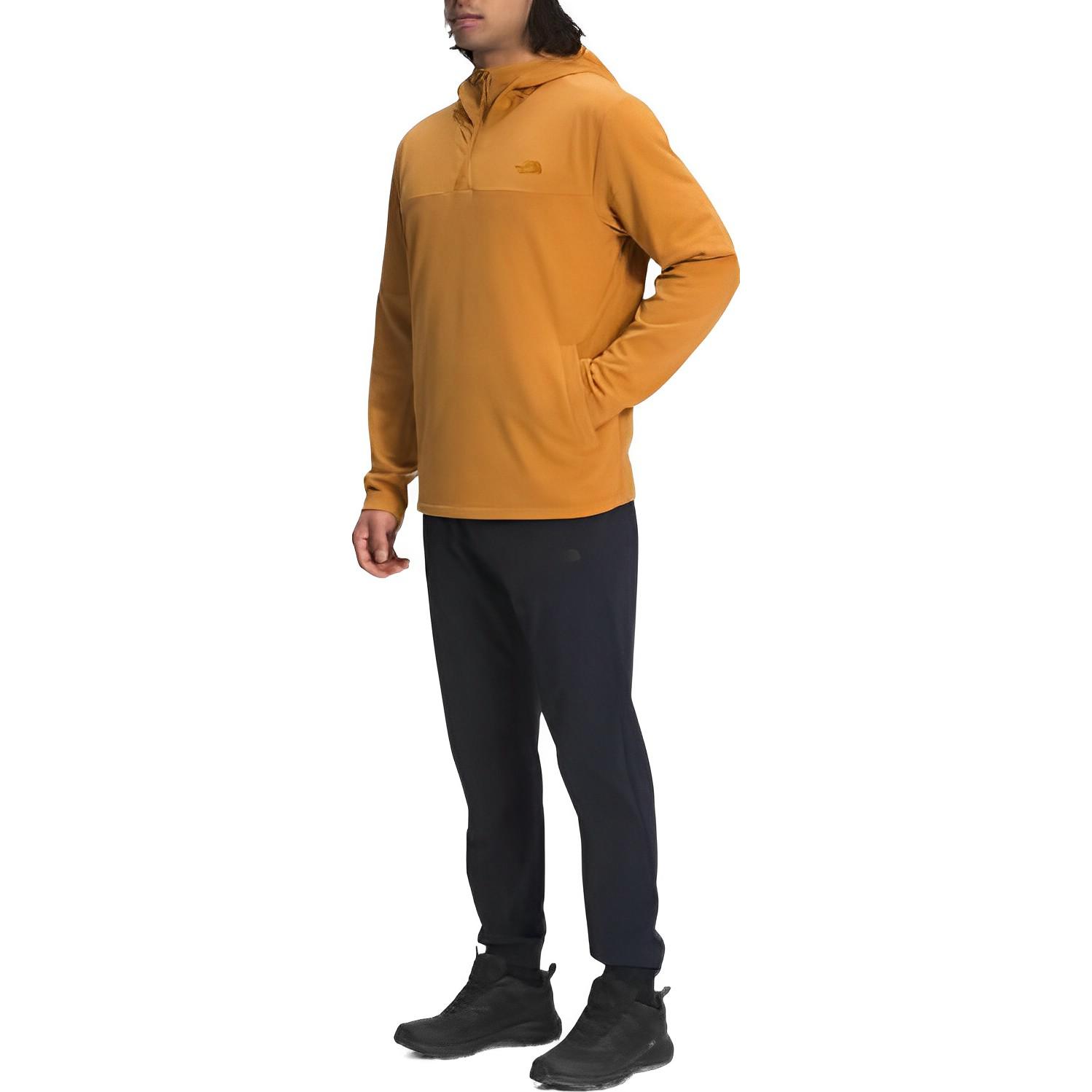 TNF Yellow Half-Zip Pullover Logo Long-Sleeve Sweatshirt NF0A5365-HBX 圖 4