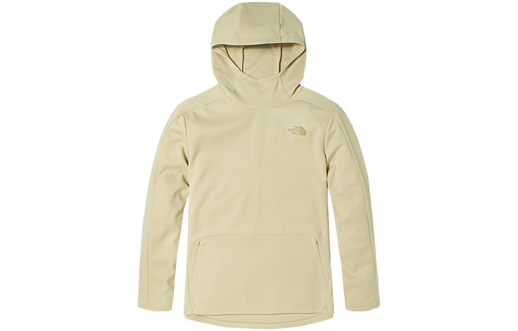 TNF Yellow High-Neck Hoodie Pullover Sweatshirt NF0A7QOF-3X4