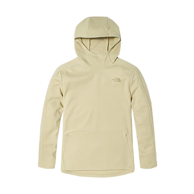 TNF Yellow High-Neck Hoodie Pullover Sweatshirt NF0A7QOF-3X4