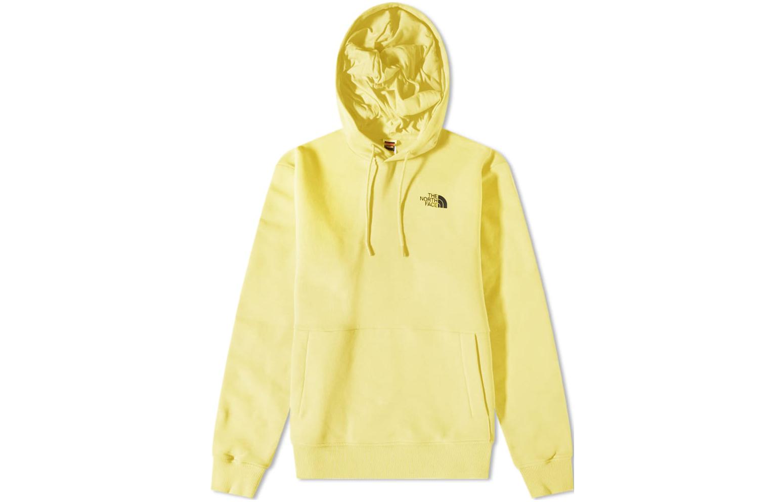 TNF Yellow Hoodie with Logo Print NF0A7X2G-71U