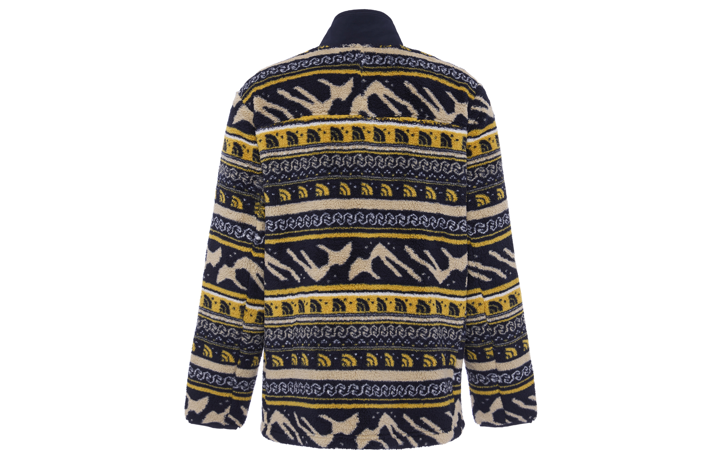 TNF Yellow Knit Pattern Jacquard Full-Zip Jacket NF0A5GMU-2F0 圖 3
