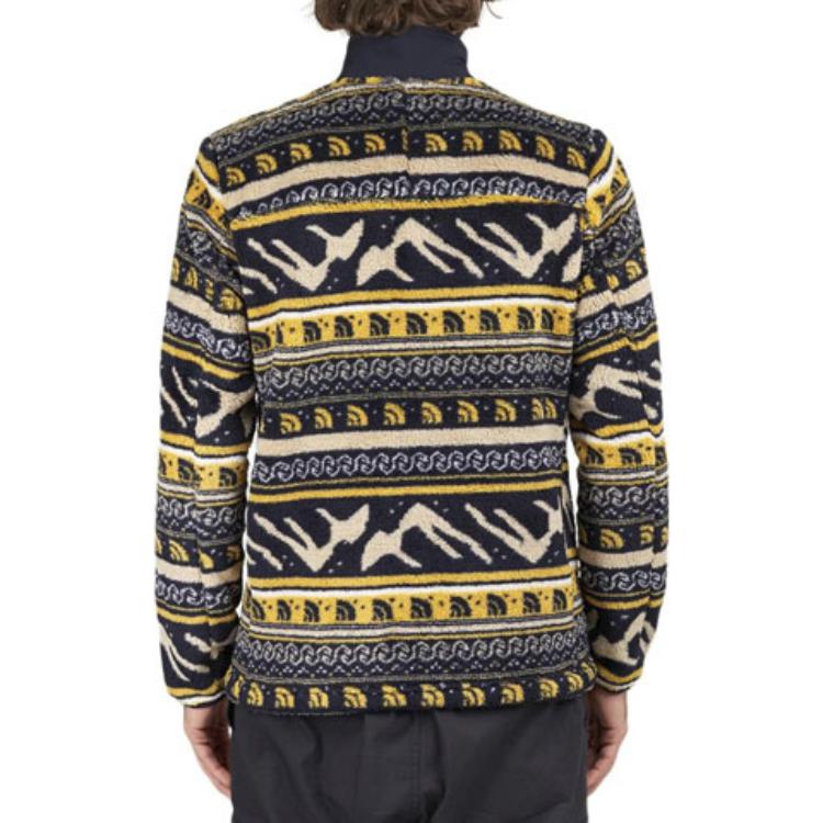 TNF Yellow Knit Pattern Jacquard Full-Zip Jacket NF0A5GMU-2F0 圖 6