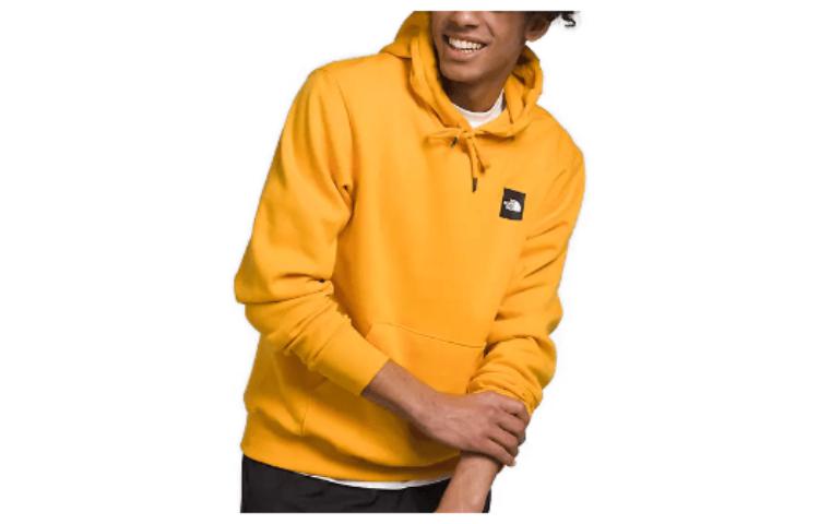TNF Yellow Letter Logo Hoodie Long-Sleeve Sweatshirt NF0A8121-ZU3