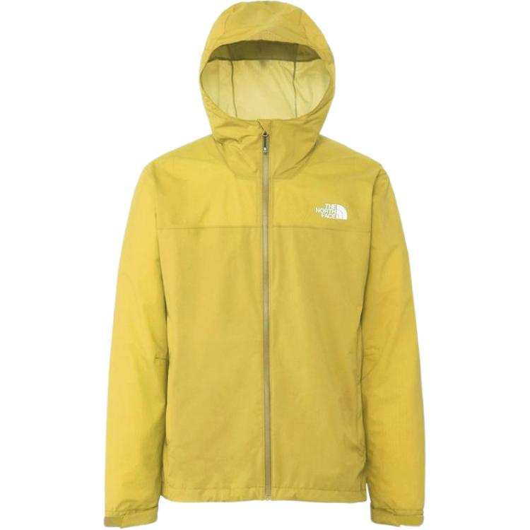 TNF Yellow Logo Print Zip Hoodie Jacket NP12306-YS