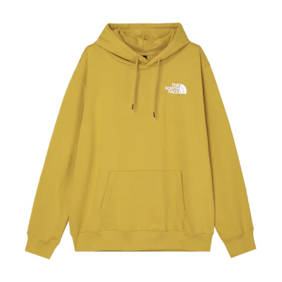 TNF Yellow Men’s Hoodie with Back Letter Logo Print NF0A4761-H9D