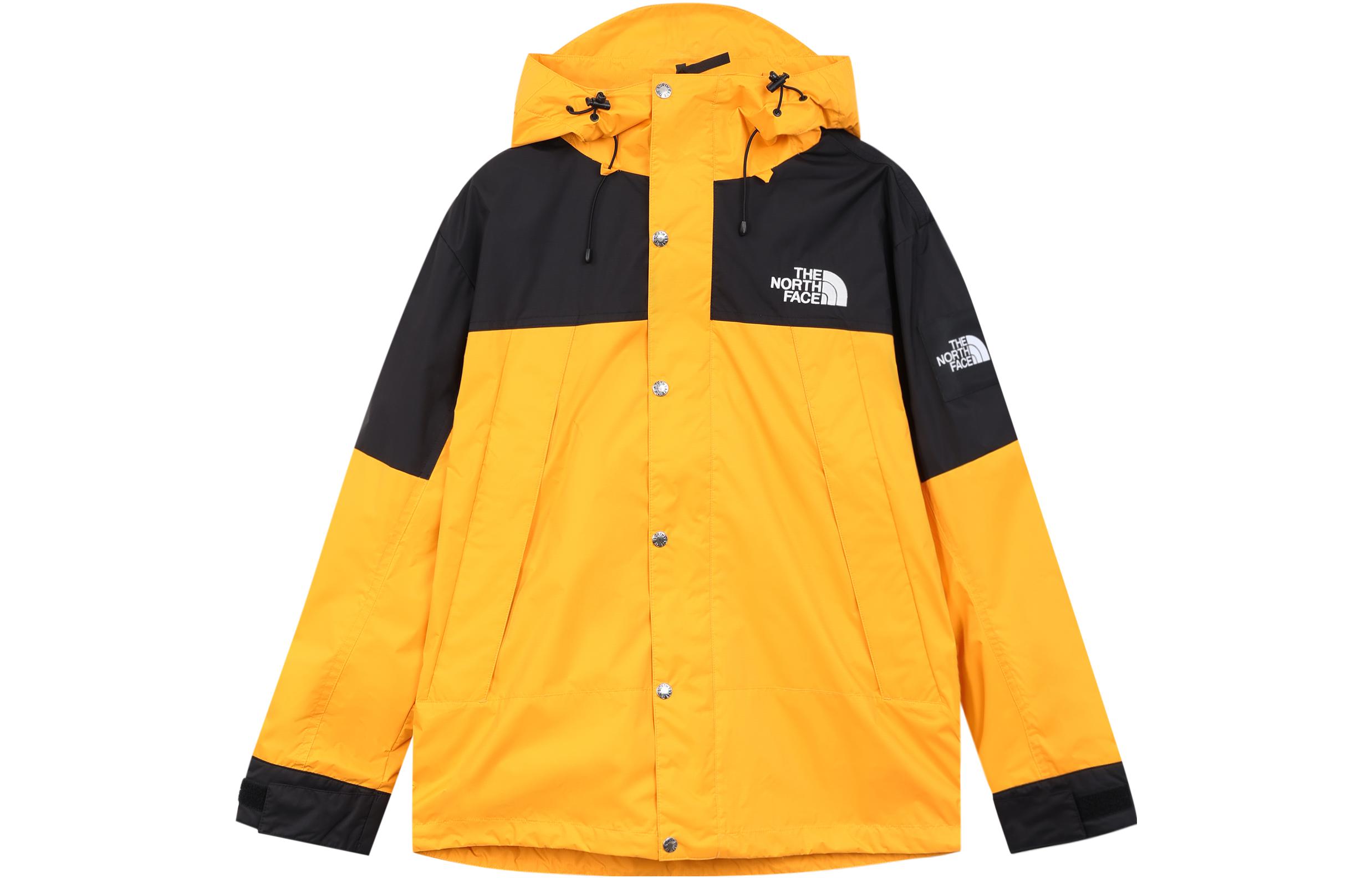 TNF Yellow Multi Granby Logo Embroidered Hooded Jacket Unisex NI2HQ05M