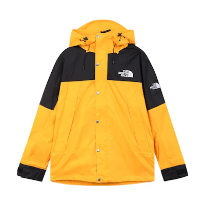 TNF Yellow Multi Granby Logo Embroidered Hooded Jacket Unisex NI2HQ05M