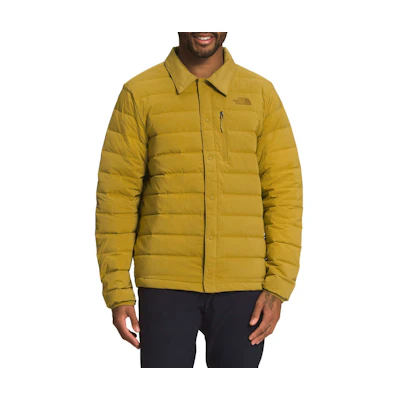 TNF Yellow Outdoor Stretch Down Jacket for Warmth and Comfort NF0A7UJG-76S