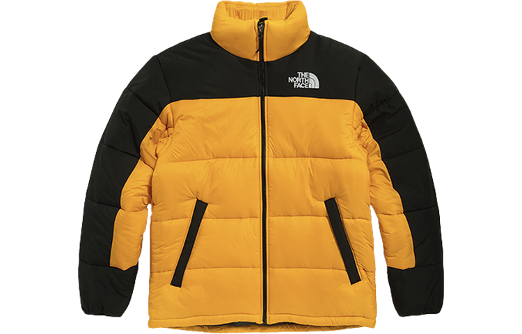 TNF Yellow Puffer Jacket Warm and Comfortable NF0A4QYZ-ZU3