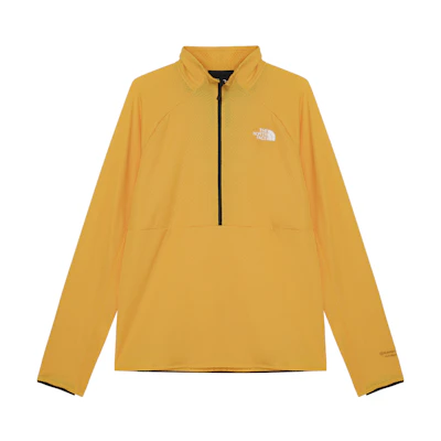 TNF Yellow Slim Fit 1/2 Zip Pullover Sweatshirt NF0A5J8R-56P