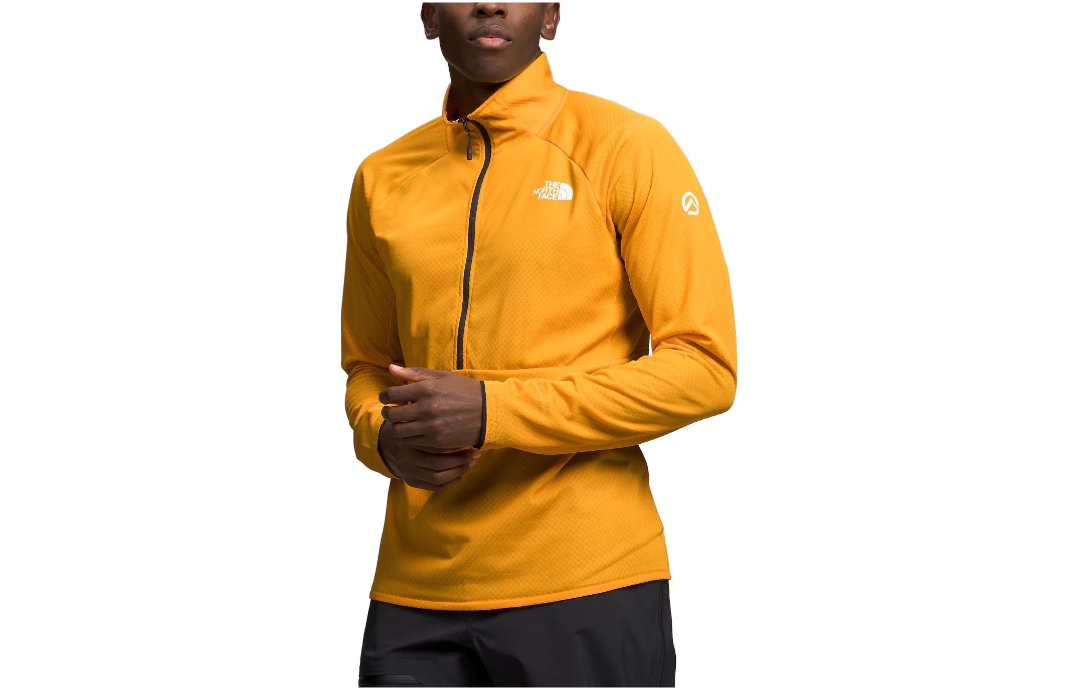 Order The North Face 黃色修身半拉鍊套頭運動衫 NF0A5J8R-56P