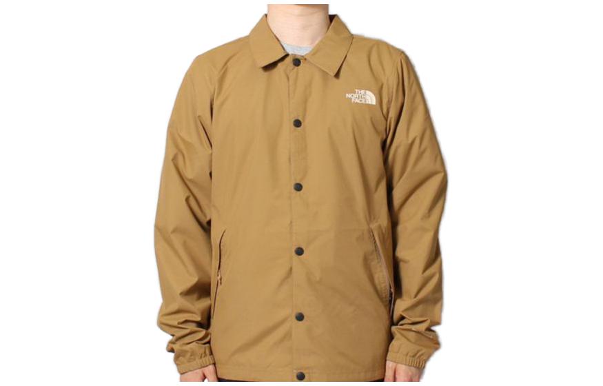 TNF Yellow Solid Color Print Long-Sleeve Jacket for Men TNF-4VUO