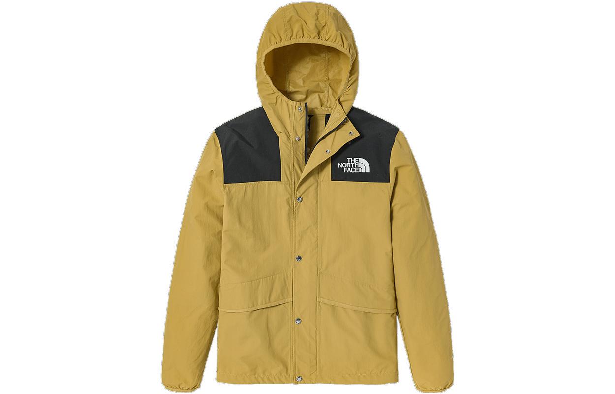 TNF Yellow Windproof Water-Repellent Hooded Jacket NF0A5JYN-ZSF