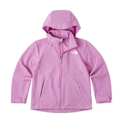 TNF Youth Windproof Water-Resistant Pink Jacket NF0A89XF-1I8