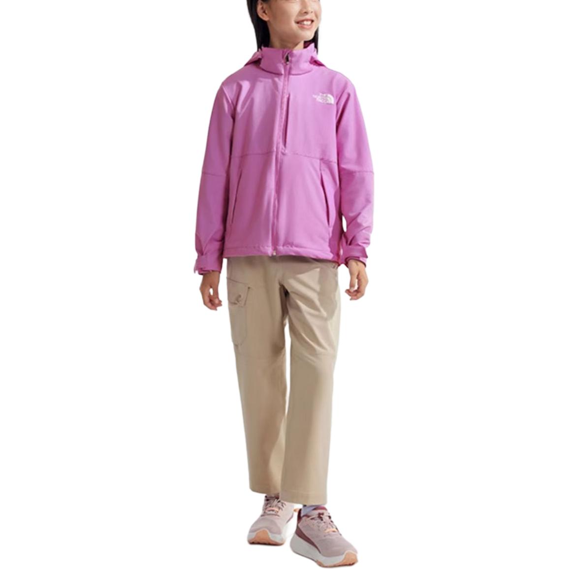 TNF Youth Windproof Water-Resistant Pink Jacket NF0A89XF-1I8 圖 3
