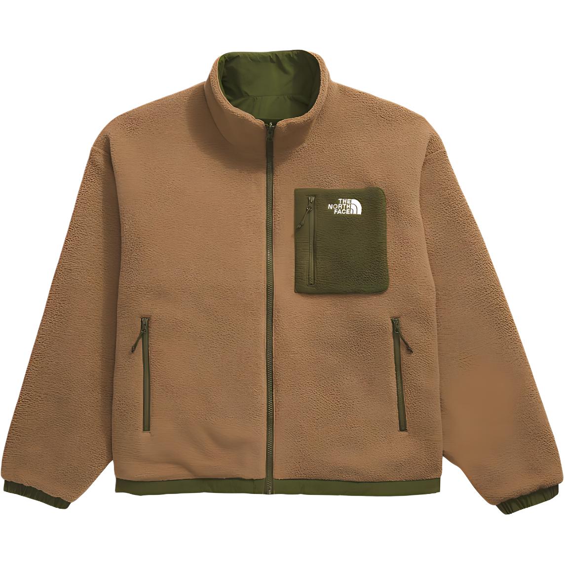 Order The North Face Yumiori Jaket Kalis Angin & Air Boleh Balik Hijau Zaitun/Coklat. NF0A89GT-39M