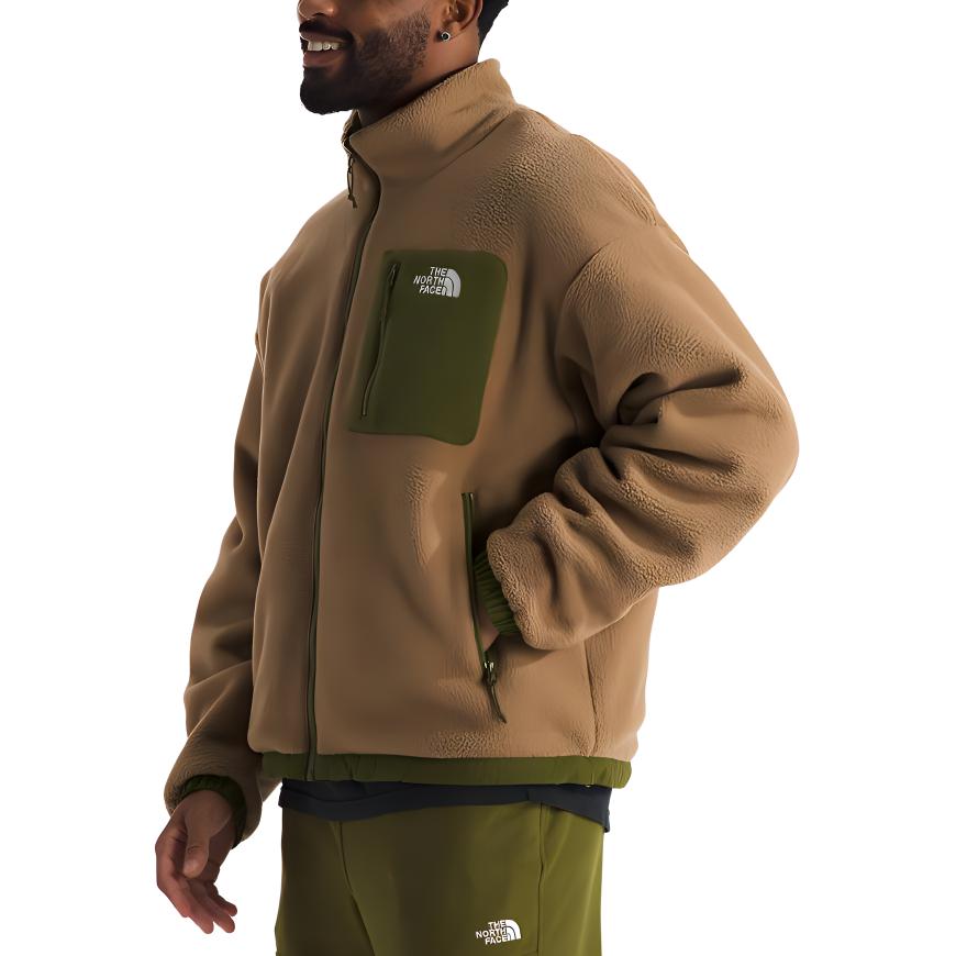 Purchase The North Face Yumiori Jaket Kalis Angin & Air Boleh Balik Hijau Zaitun/Coklat. NF0A89GT-39M