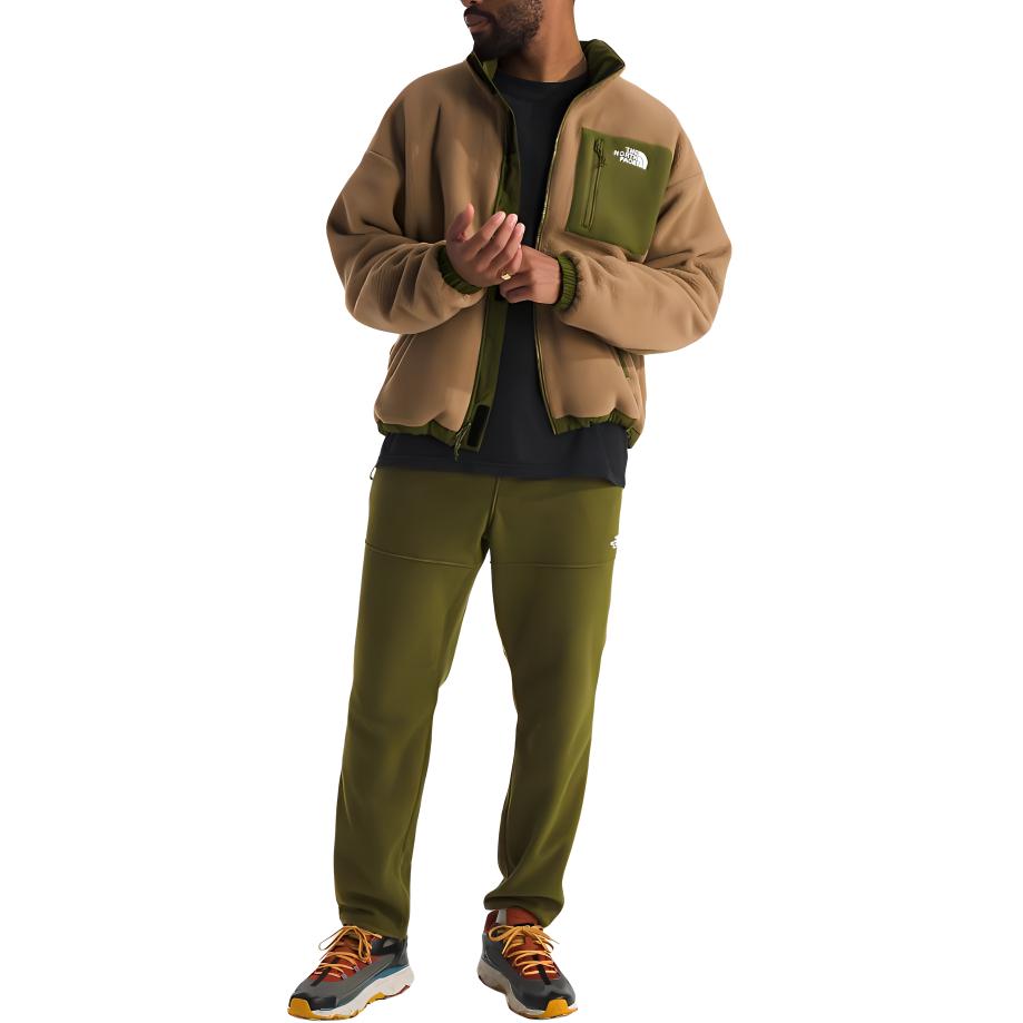 Sizing The North Face Yumiori Jaket Kalis Angin & Air Boleh Balik Hijau Zaitun/Coklat. NF0A89GT-39M