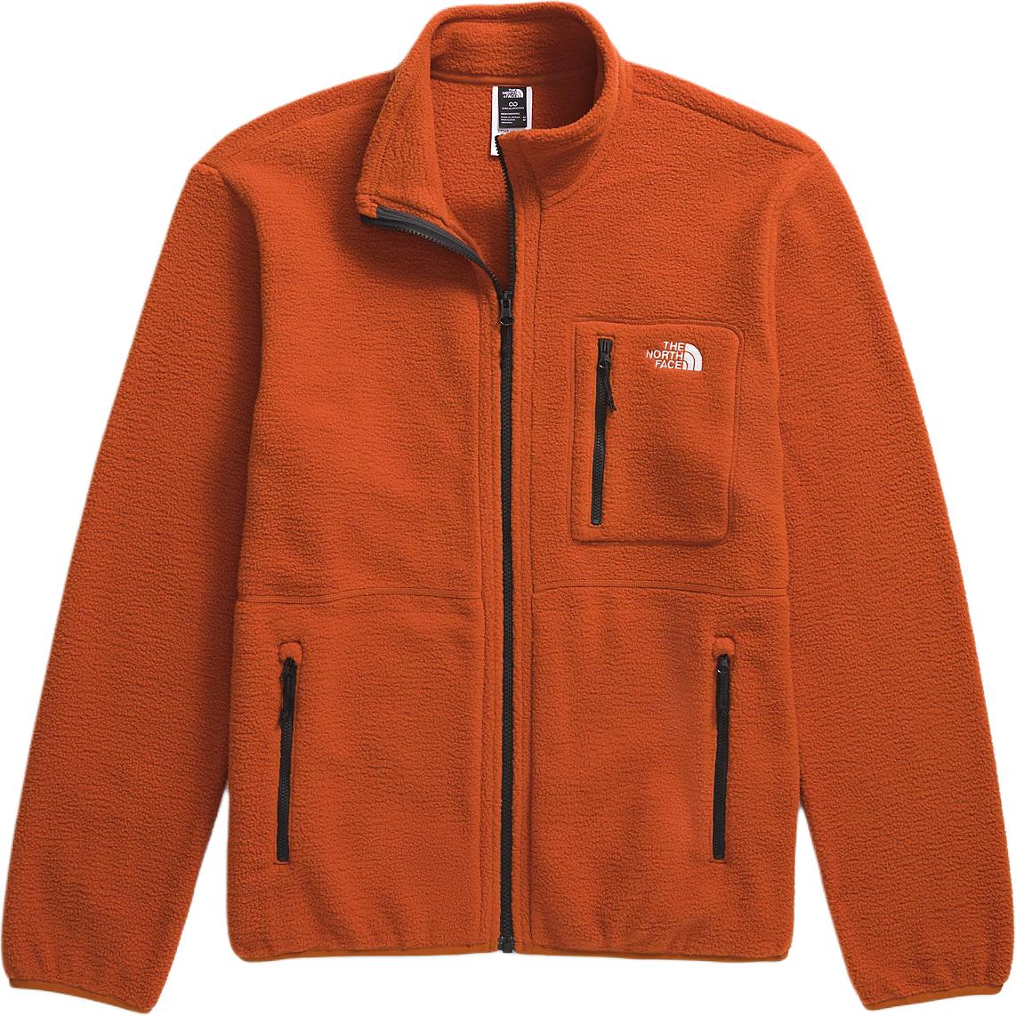 TNF Yumiori High-Neck Zip Jacket Copper Brown Mens Long Sleeve NF0A883R-3AV