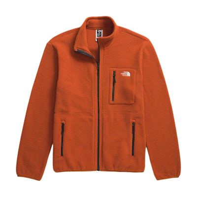 TNF Yumiori High-Neck Zip Jacket Copper Brown Mens Long Sleeve NF0A883R-3AV