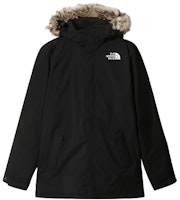 The North Face Zaneck Black Hooded Down Jacket with Removable Fur. NF0A4M8H-JK3 The North Face Zaneck Black Hooded Down Jacket with Removable Fur. NF0A4M8H-JK3
